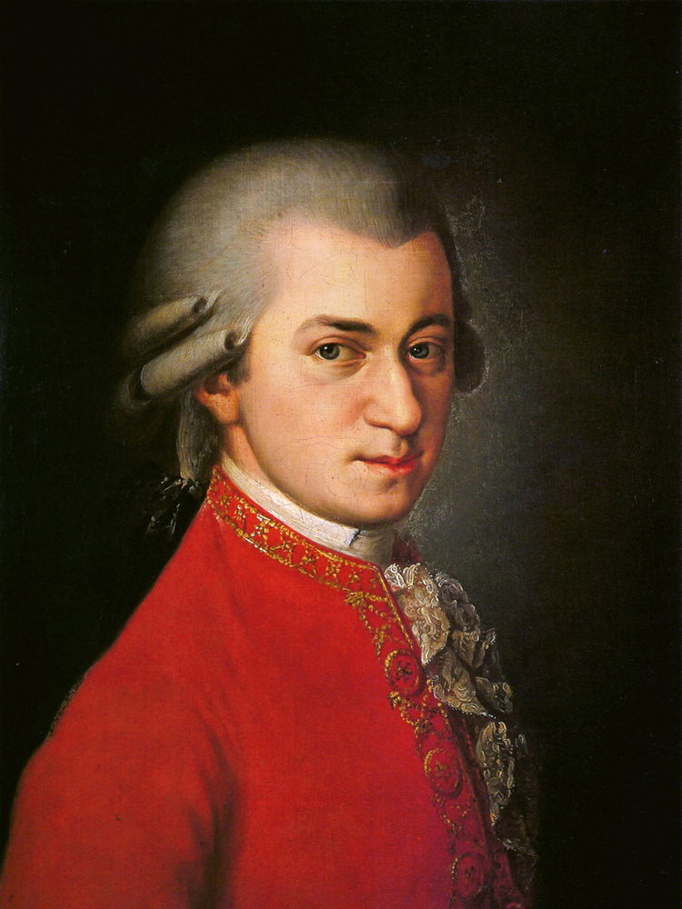 Maleri av Wolfgang Amadeus Mozart
